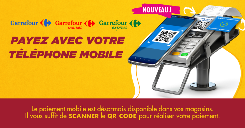 Carrefour Tunisie lance le paiement mobile dans l’ensemble de ses magasins