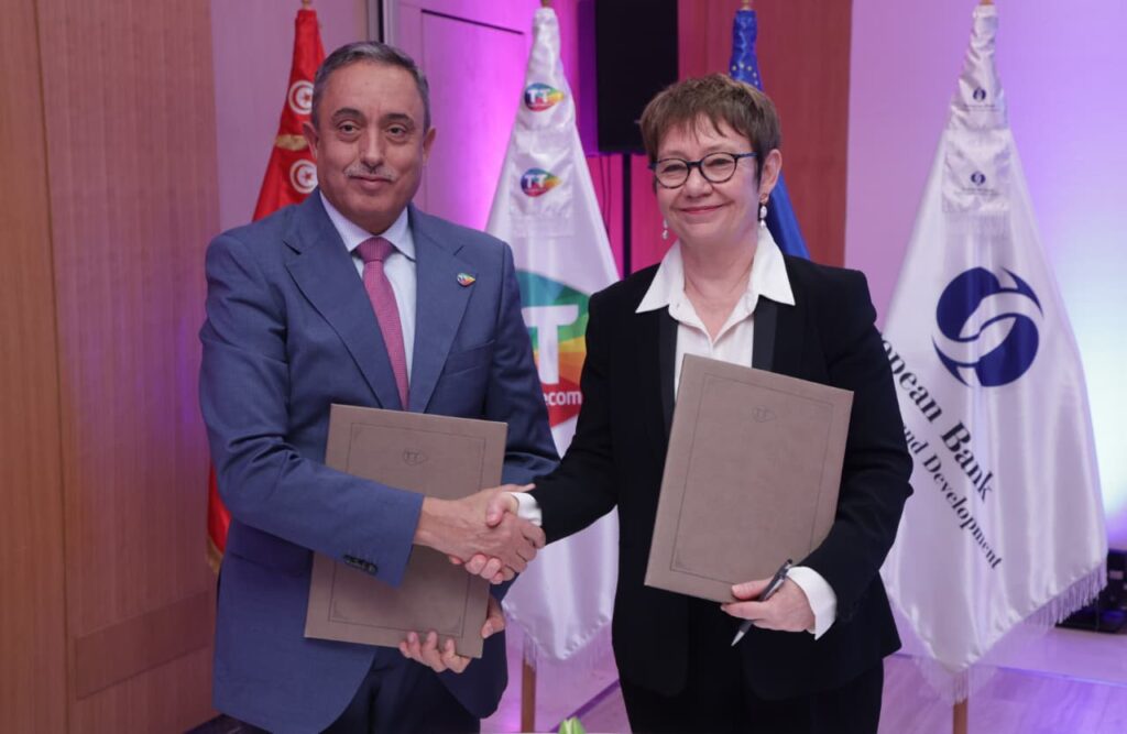 Partenariat stratégique et innovant entre Tunisie Telecom, la BERD pour renforcer l’infrastructure numérique en Tunisie
