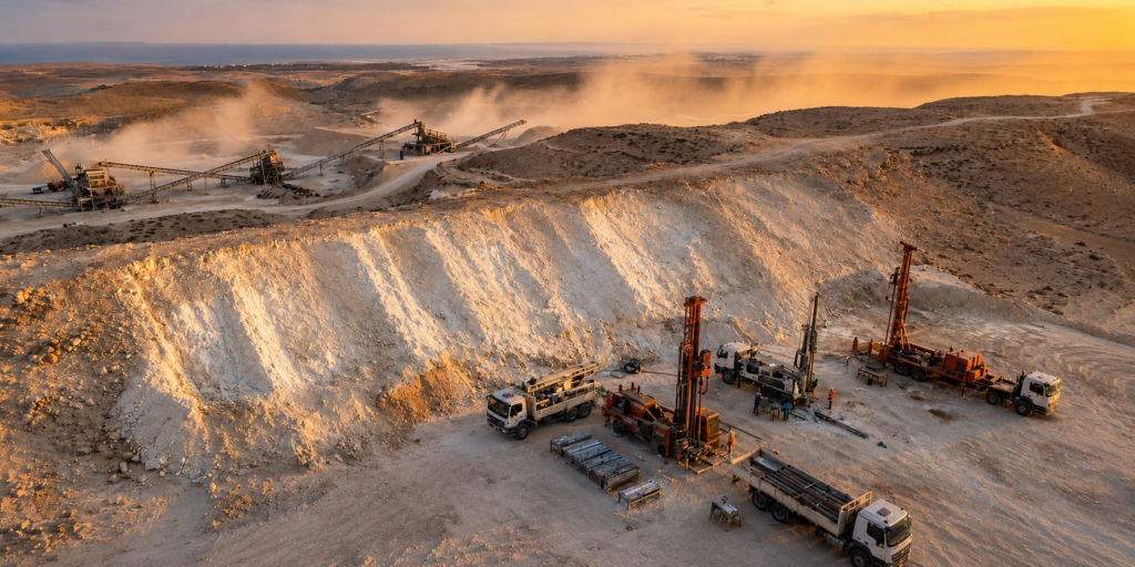 La société australienne PhosCo annonce la découverte de deux nouveaux sites de phosphate de haute qualité à Kasserine… ce qui renforce les réserves de phosphate de la Tunisie