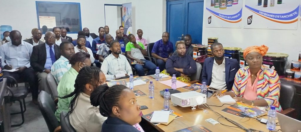 RDC : Plus de 100 ingénieurs congolais ont bénéficiés d’une formation sur les solutions innovantes de la société Tunisienne DERBIGUM AFRICA.