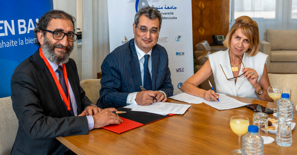 AMEN BANK conclut un partenariat stratégique avec l’Université de La Manouba et l’ESC Tunis au service de la jeunesse, l’employabilité et l’innovation￼
