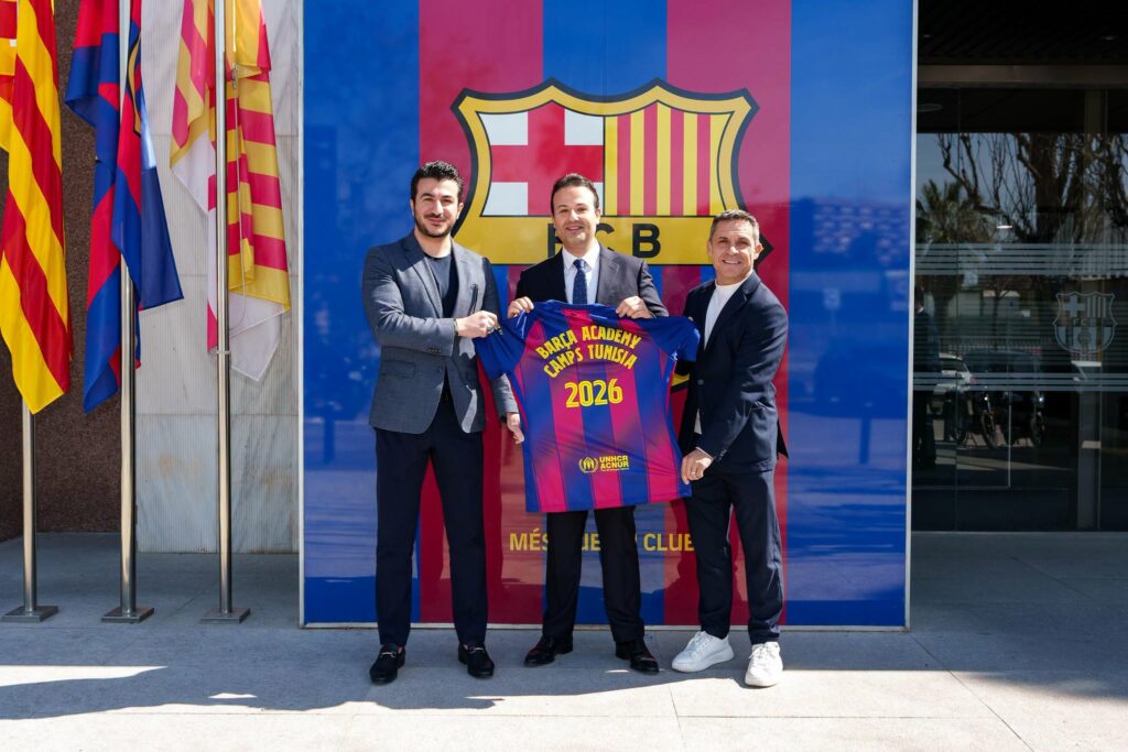 نادي برشالونة يعلن اختيار تونس لافتتاح اكادميته رقم 29 في العالم